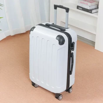 KF15553322 Luggage Small Carrying Case with Handle Combination Lock Light Tone Universal Wheel Travel Trolley Case