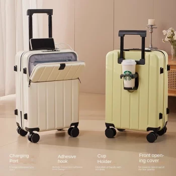 K1658 Boarding Box 2025 New Lightweight Mute Trolley Case TSA Lock Travel Bag Carry-on Suitcase