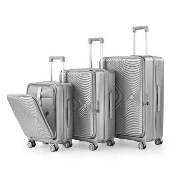 K1679 Luggage Sets 3 Piece Expandable Carry on Luggage TSA Lock Airline Approved 100% PC Hard Shell Lightweight Suitcase