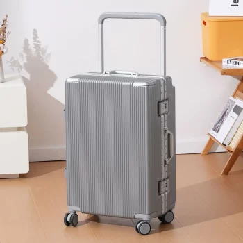 K1966 Luggage Wide Handle Suitcase Universal Wheel Large Capacity Password Lock Trolley Case