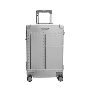 K1805 Stylish All-Aluminum-Magnesium Alloy Luggage Silent Universal Wheel TSA Combination Lock Can Board Business Unisex Suitcase