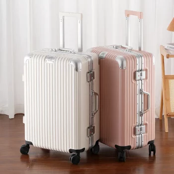 K1960 New Travel Suitcase Silent Universal Wheels Durable ABS+PC Large Capacity Luggage