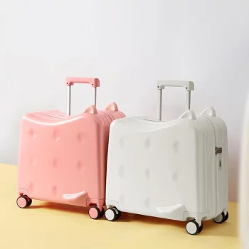 K1599 Children's luggage can be mounted male and female baby trolley box Child seat suitcase
