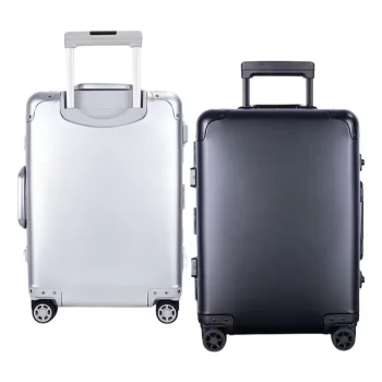 K1867 Aluminum 20 Inch Carry On Luggage, Business Travel Men's Silent Wheel With TSA Lock Cabin Suitcase