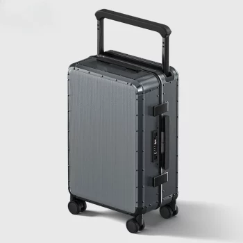 K2064 All-aluminum magnesium alloy suitcase trolley large capacity