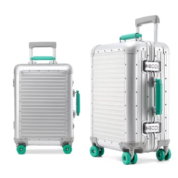 K2074 Aluminum-magnesium alloy Travel Suitcase Rolling Luggage 20/24 inch Trolley Luggage