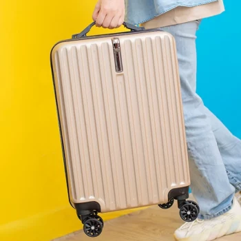 K1743 New Trolley Suitcase Suitcase with Hook Universal Wheel Zipper