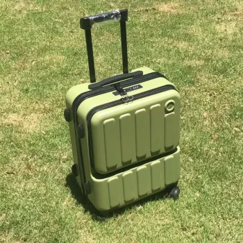 K1648 Front Opening 20 inch Trolley Case With wheels Password Travel Suitcase Boarding Box