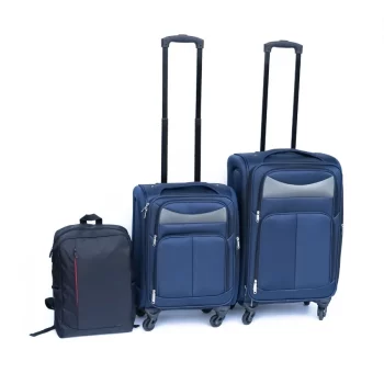 K1844 Luggage 2piece backpack set blue