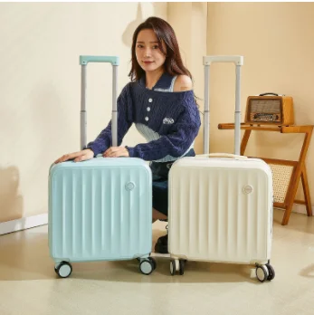 K1927 Multi-functional suitcase, new small carry-on suitcase thickened handle wear-resistant combination silent travel Luggage