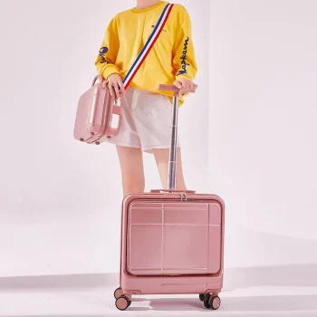 K1548 Carry ons Luggage set Women travel suitcase on wheels cabin trolley luggage bag