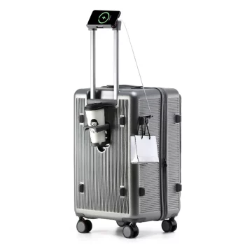 K2007-1 Expandable large-capacity suitcase 26-inch side open password box, silent universal wheel