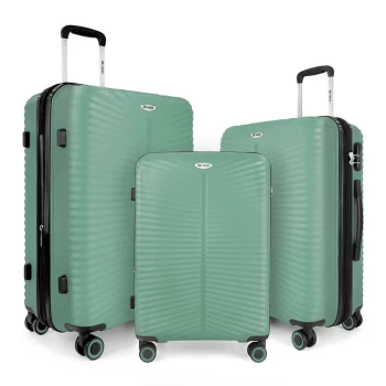K1682 Luggage Expandable Travel Suitcase PP Hard Shell Luggage Set Rolling Luggages with Spinner Wheels