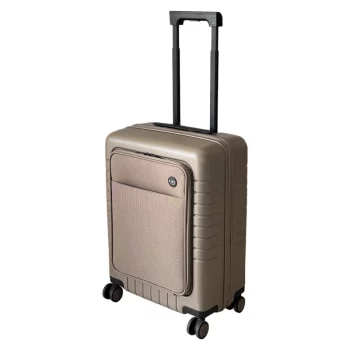 K1754 Lightweight PC Front-Opening Carry-On Luggage, Compact Airline Approved Travel Suitcase Cabin Bag