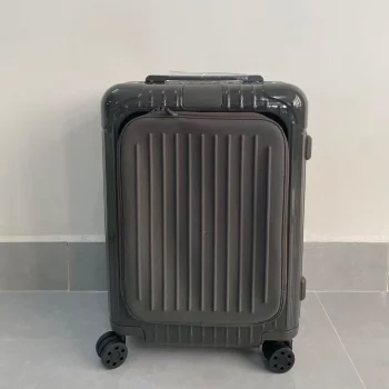 K1728 Luggage Square Compact Large Capacity German Craftsmanship 21-inch Business Carry-On Stylish Men Wear-Resistant Luxury Suitcase