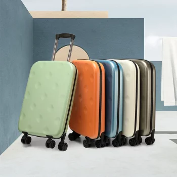 K2025 Luggage with Multi-Directional Silent Wheels Airline Approved Cabin Bag 24/28 Inch Portable Checked Suitcase