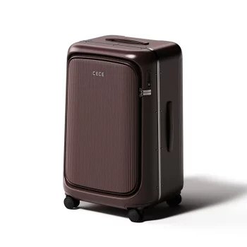 K1806 Large Capacity Deep Compartment Side Opening Aluminium Frame Luggage Lightweight Suitcase
