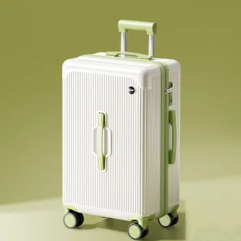 KF883322 Luggage Small Carrying Case with Handle Combination Lock Light Tone Universal Wheel Travel Trolley Case