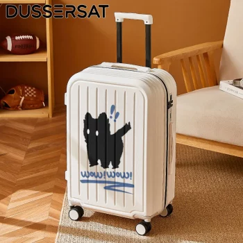K1735 ABS+PC Cartoon Suitcase 20 22 24 26 28 Inch, Shockproof & Waterproof Design with TSA Lock
