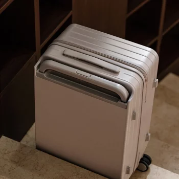 K1698 High Quality Wide Trolley Suitcase 20 inch Small Boarding Case PC Lightweight Roller Zip Suitcase