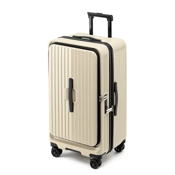 K1547 Side Opening Large Trunk Trolley Case Durable Travel Suitcase
