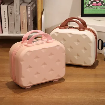 K1879 14 inch Lightweight Mini Travel Suitcase Cosmetic Box Waterproof Hand Luggage
