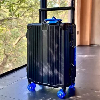 K1523 Wide Handlebar Suitcase Rolling Luggage Large Capacity Aluminum Frame Trolley Case