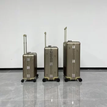 K1741 Aluminum-magnesium Alloy Combination Lock Anti-fall Thickened Luggage Trolley Case