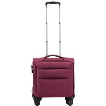 K1858 Suitcase Small Business Trolley Case Front Laptop Bag Universal Wheel Luggage