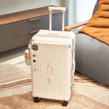 K1632 Large Capacity Travel Luggage Aluminum frame Suitcase pull rod Case