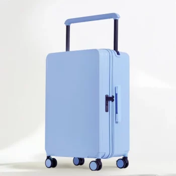 K1518 Wide Handle Front Opening Luggage Travel Bags Password Boarding Case