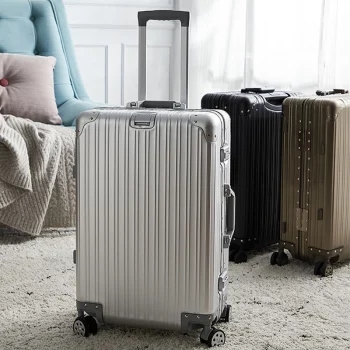 K1596 All Aluminum luggage 20/22/24/26/29 Inch Aluminium Magnesium Alloy Suitcase