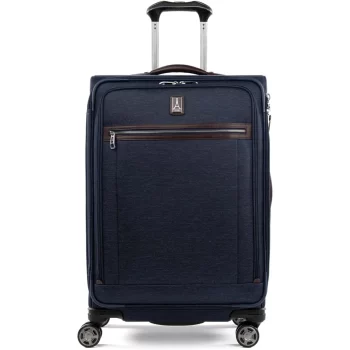 K1854 Softside Expandable Checked Luggage, 8 Wheel Spinner Suitcase