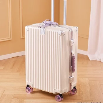 K1674 w Style Skate-Wheel Luggage 24-inch Travel Suitcase 20-inch Carry-On Suitcase
