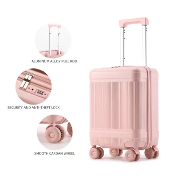 K2045 Suitcase Boarding Box Detachable Universal Wheel with TSA Lock 30*20*45cm Children's Luggage