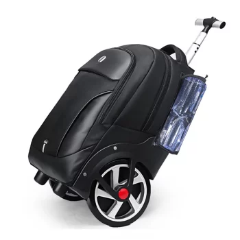 K1827 New design trolley rolling luggage bag big wheel trip shoulder bag travel men/women