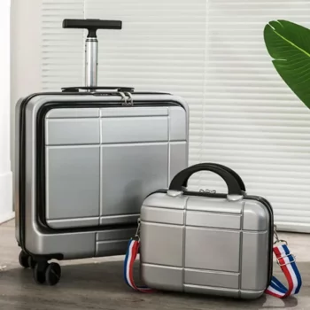 K1727 Business trolley case laptop computer storage box luggage 18 inch password lock cabin suitcase