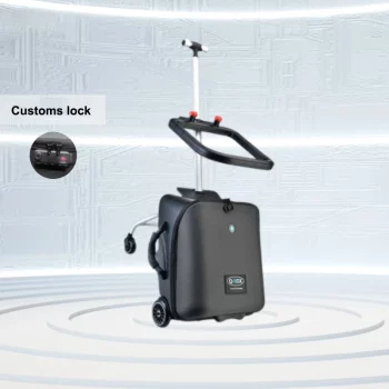 K1811 Children's Suitcase Can Ride and Sit Portable Rolling Luggage 20 Inches Portable and Durable