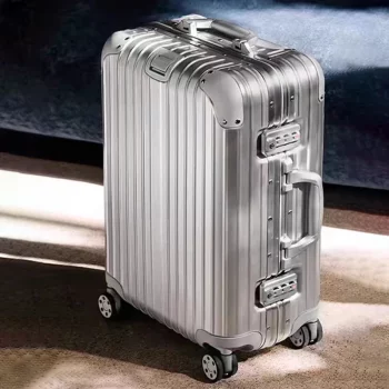 K1785 Aluminium Suitcase Hot Sale 20/30 Inch Rolling Luggage Trolley Case Metal Suitcase Travel Luggage