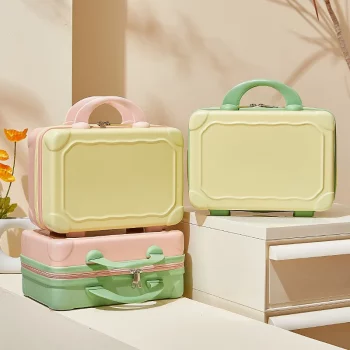 K1906 Suitcase cosmetic bag small box zipper women's suitcase