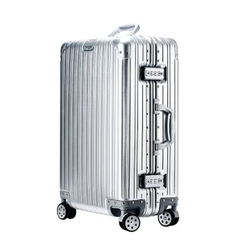 K2058 Aluminum suitcase metal luggage 20" 22" 28" 30 inch suitcase travel luggage carry-on password trolley case