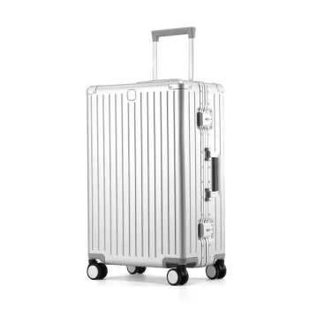 K2088 Aluminum-magnesium alloy Travel Suitcase Rolling Luggage Trolley Case