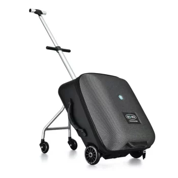 K1810 Suitcase Lazy Carry On Rolling Luggage Box Sitting Trolley Bag For Baby