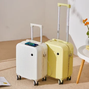 KF92851 Multifunction Suitcase Aluminum Frame Large Capacity PC Suitcases