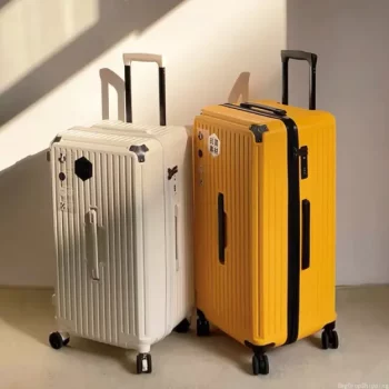 KF81319 Wide handle Simple Student Luggage Large - capacity Men's Travel Suitcase