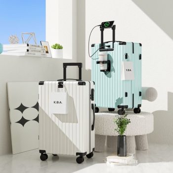OJ137 Five wheels aluminum frame travel bag