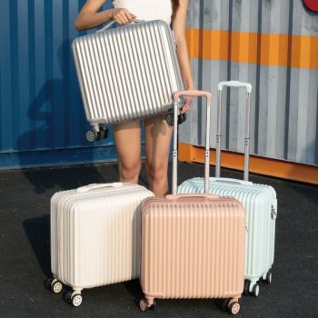 OJ414 Five wheels aluminum frame travel bag