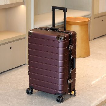 OJ371 Five wheels aluminum frame travel bag