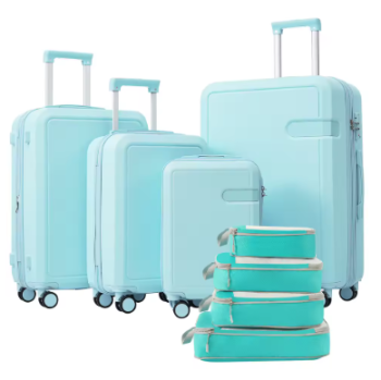 Pi2033 4 Piece Luggage Set with Compression Packing