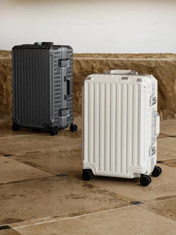 K2110 New Faion Hardell Suitcase Aluminum Frame Universal Wheel Travel Lage Che-In Bag